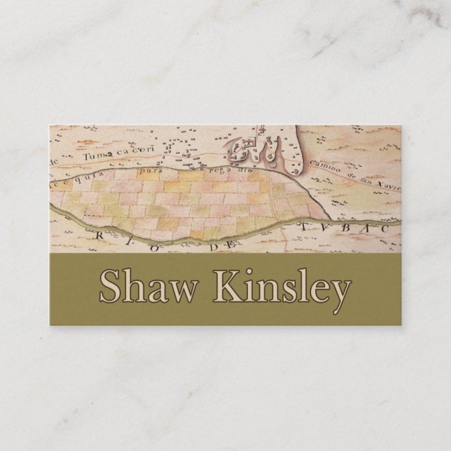 Customisable Kinsley Biz Card (Front)