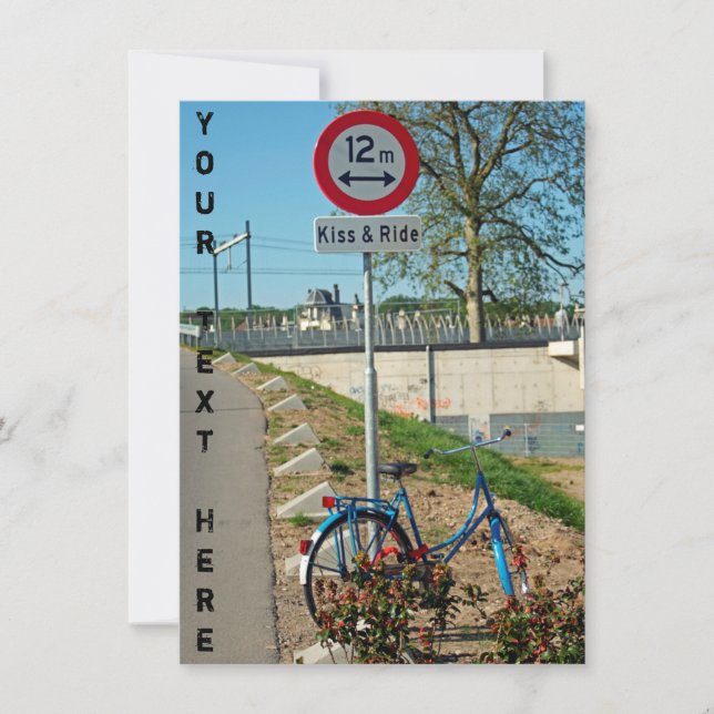 Customisable kiss & ride Card (Front)