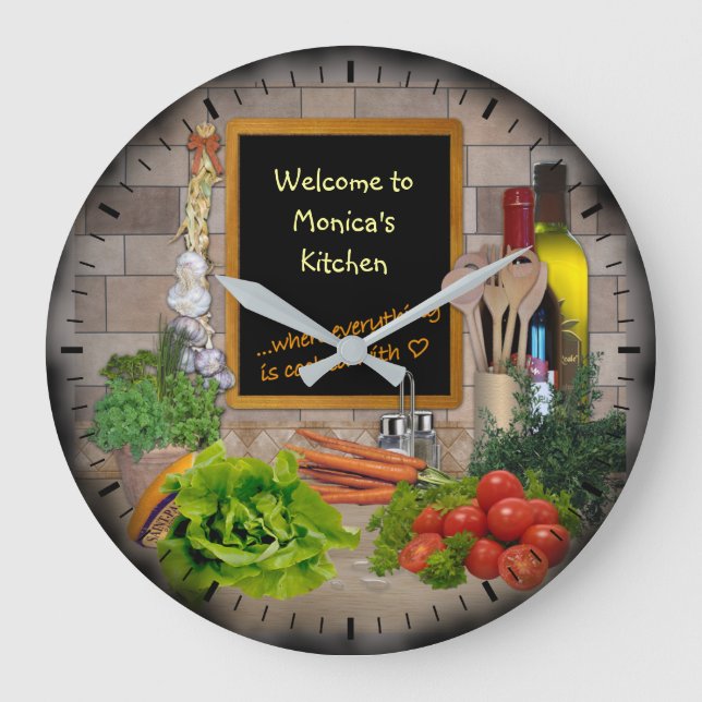 (Customisable) Kitchen Clock (Front)
