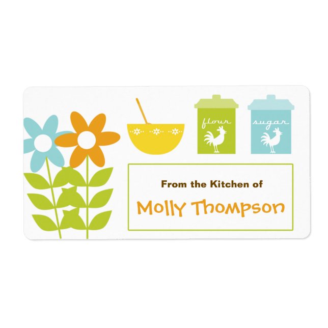 Customisable Kitchen Labels (Front)
