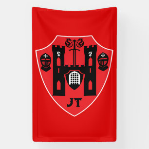 Customisable Knights Shield Banner
