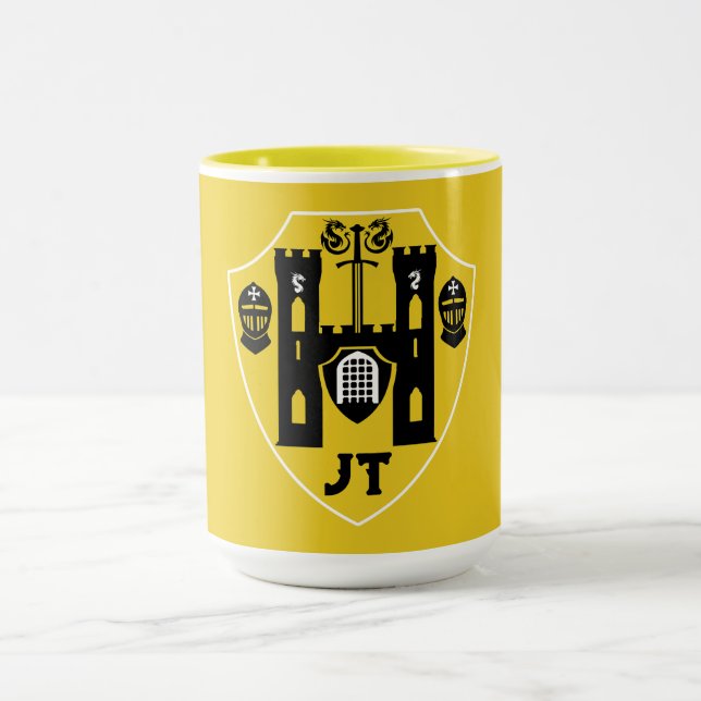 Customisable Knights Shield Mug (Center)