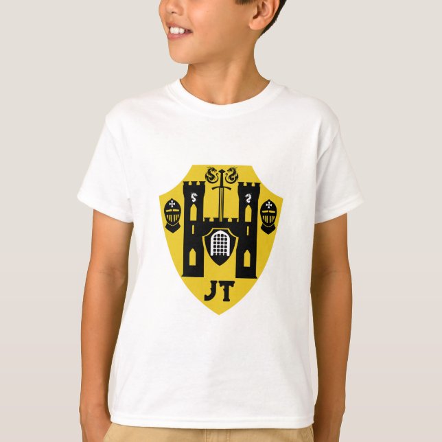 Customisable Knights Shield T-Shirt (Front)