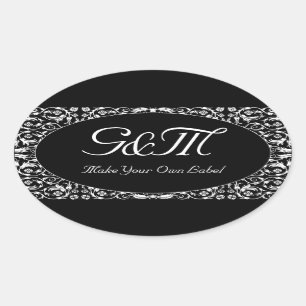 Customisable Label Floral