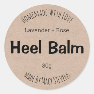 Customisable Label For Cracked Heel Salve Balm
