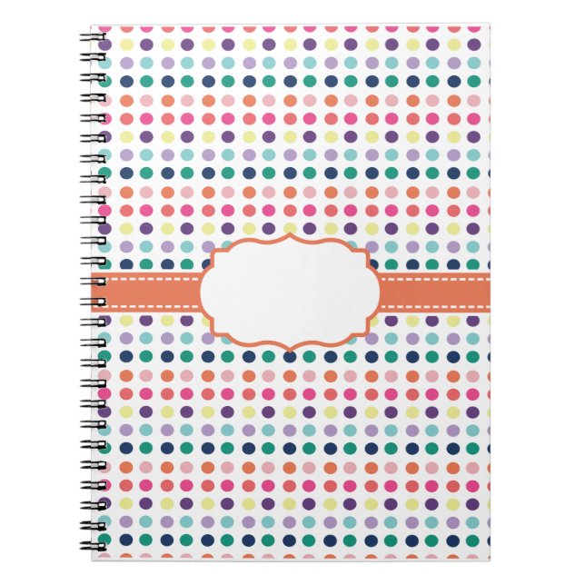 Customisable Label Subject Notebook PlannerJournal (Front)