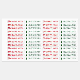 Customisable Labels Family Gift Grandmother Mum