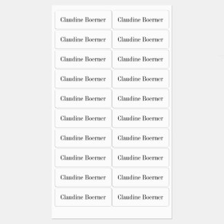 Customisable Labels for Fabric Crafter or Artist