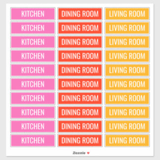 Customisable Labels For Moving Boxes