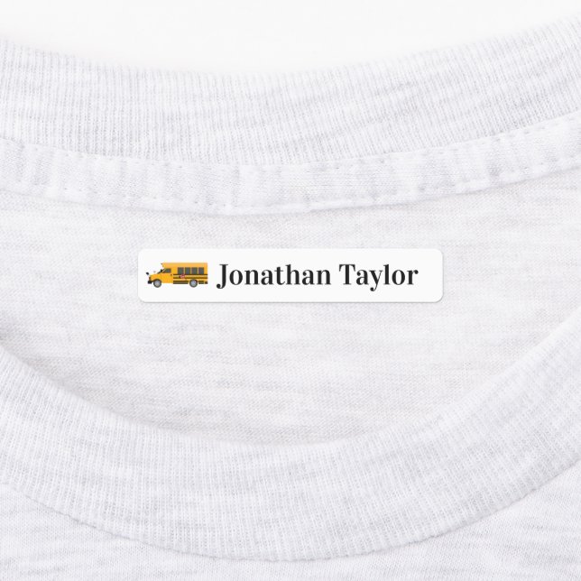 Customisable Labels for Students Teachers (Affixed)