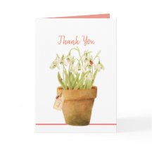 Customisable Ladybug Thank You Card