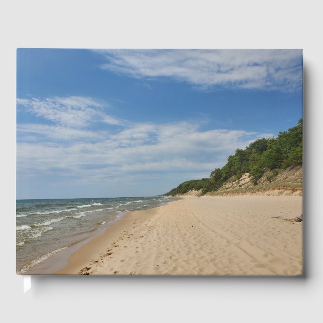Customisable Lake Michigan Guest Book (Front)