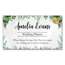 Customisable Leafy Botanical Blend Business Card