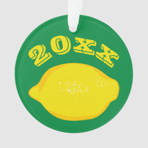 Customisable Lemon Ornament
