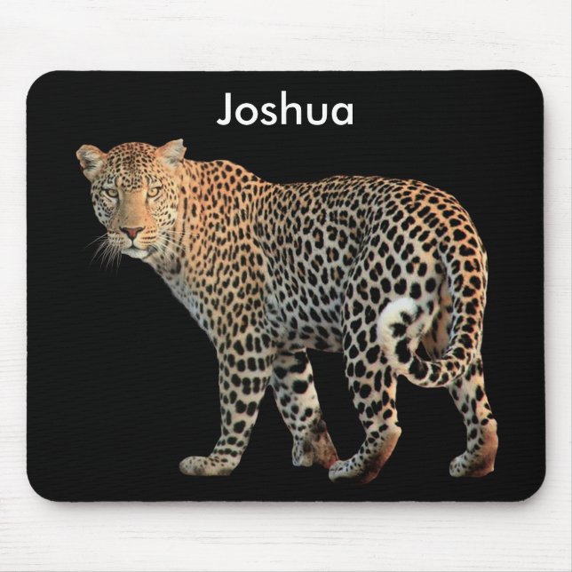 Customisable Leopard Mouse Pad (Front)