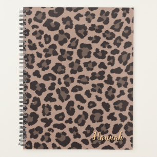 Customisable Leopard print Planner