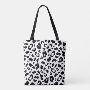 Customisable leopard print tote bag