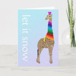 Customisable: Let it snow Holiday Card