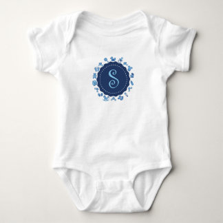 Customisable Letter "S" Baby Bodysuit