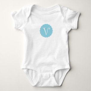 Customisable Letter "V" Baby Bodysuit