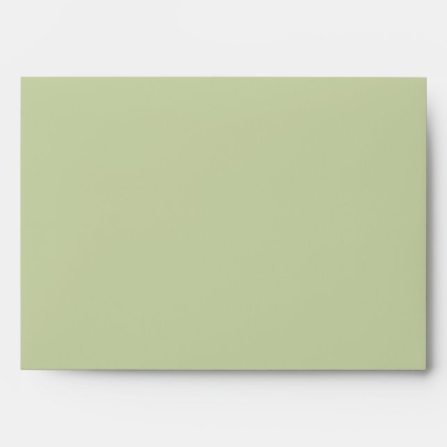Customisable Light & Dark Green Envelope (Front)