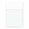 Customisable Lined Notebook Paper Sticky Notes