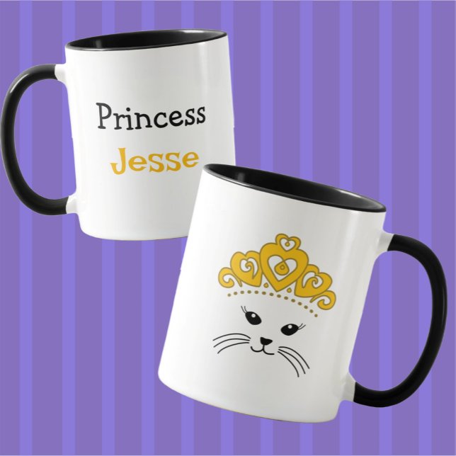 Customisable Little Cat Princess Mug (Creator Uploaded)
