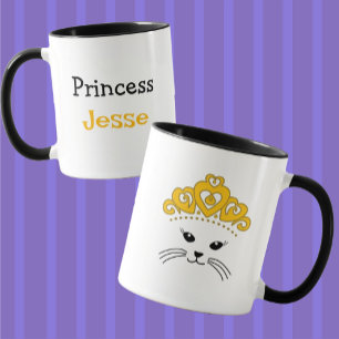 Customisable Little Cat Princess Mug