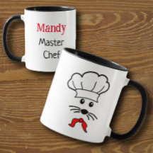 Customisable Little Mouse Master Chef Mug