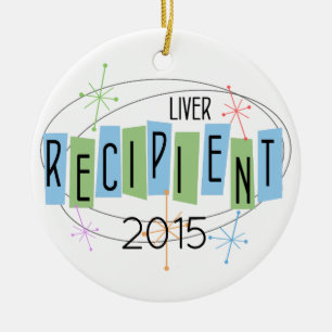 Customisable Liver Recipient Ceramic Tree Decoration