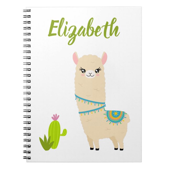 Customisable Llama Notebook (Front)