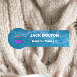 Customisable Logo Name Tag for Company Staff