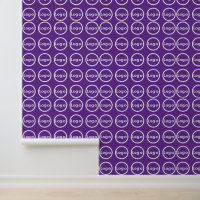 Customisable Logo Pattern on Purple Background
