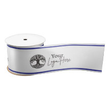 Customisable Logo Printed Satin Ribbon Roll