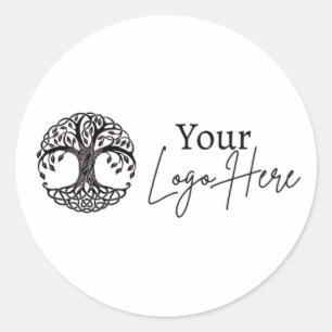 Customisable Logo-Sticker Classic Round Sticker