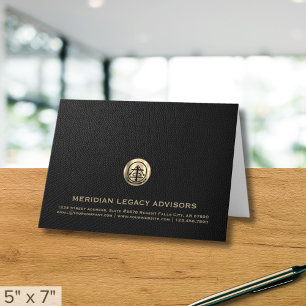 Customisable Logo Thank You Card