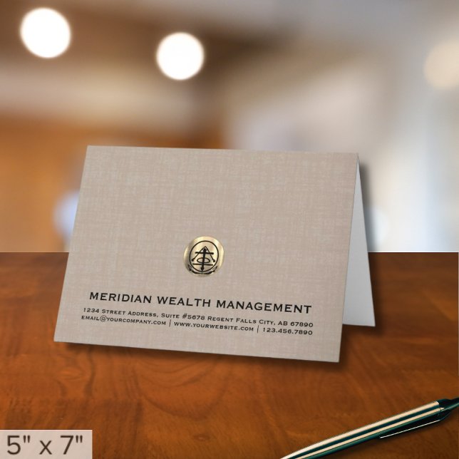 Customisable Logo Thank You Note Card (Creator Uploaded)