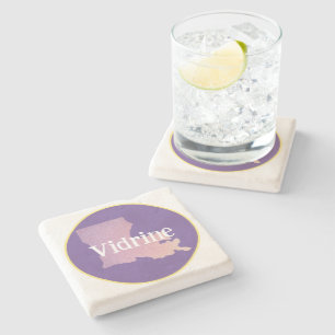 Customisable Louisiana stone coasters