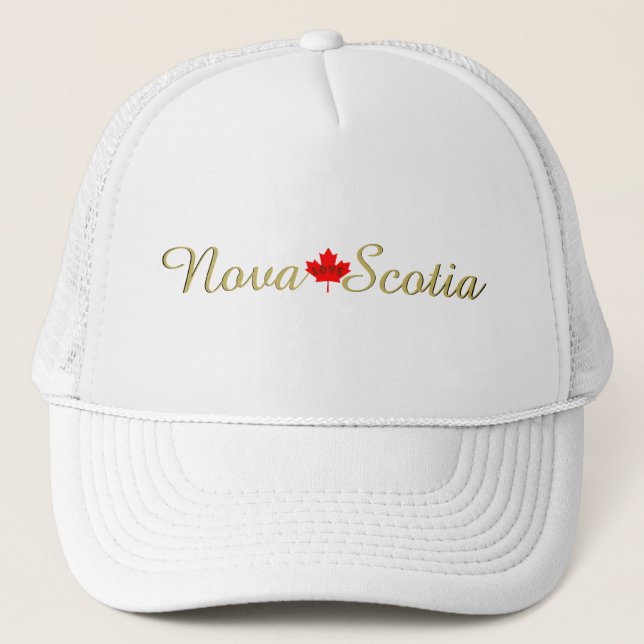 Customisable Love  Nova Scotia Canada hat (Front)