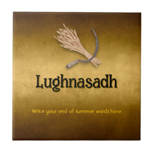 Customisable Lughnasadh Ceramic Tile