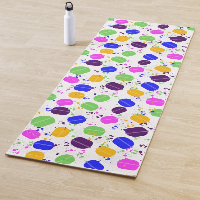 Customisable Macaron Confetti Yoga Mat (In Situ)