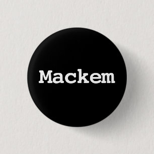 Customisable Mackem Typography 3 Cm Round Badge