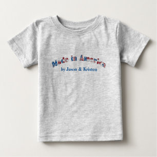 Customisable Made in America Toddler T-shirt