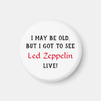 Customisable magnet with your favourite band