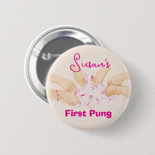 Customisable Mahjong First Pung 6 Cm Round Badge
