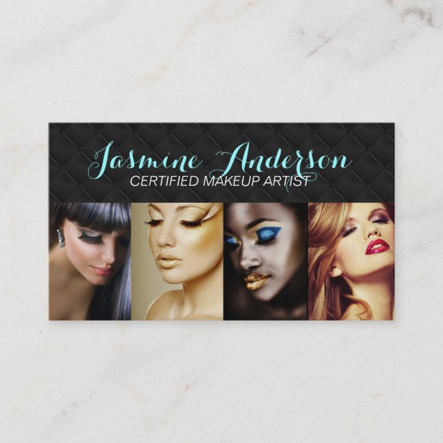 Customisable Makeup Artist Business Cards (Front)