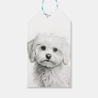 Customisable Maltese  Gift Tags