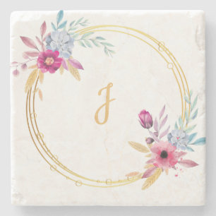 Customisable Mason Jar cup for Wedding  Stone Coaster