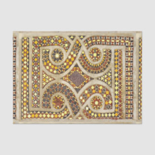 Customisable Mediaeval Mosaics Tissue Paper