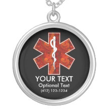 Customisable Medical   Necklace